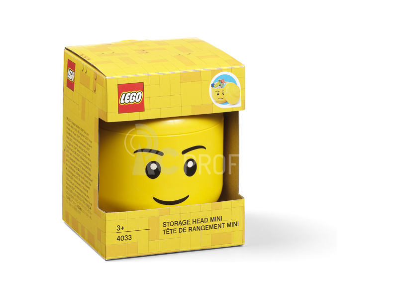 LEGO Storage Head mini - šťastná dívka