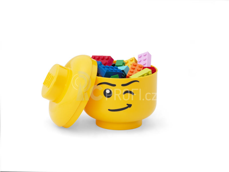 LEGO Storage Head mini - šťastná dívka