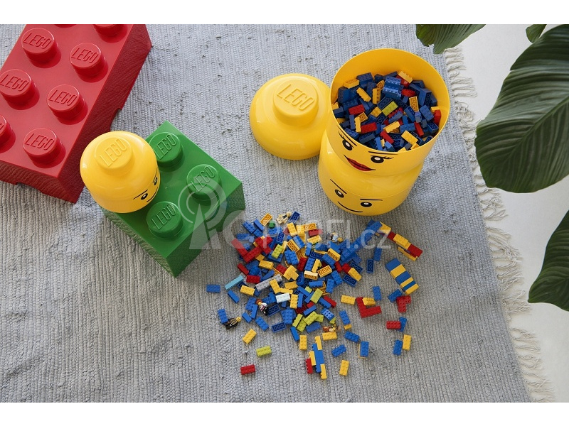LEGO Storage Head small - šťastná dívka