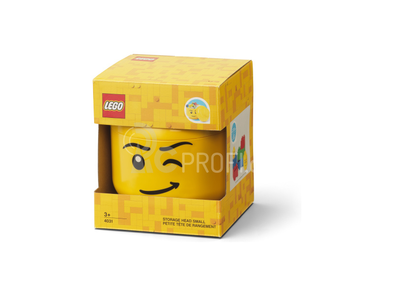 LEGO Storage Head small - šťastná dívka