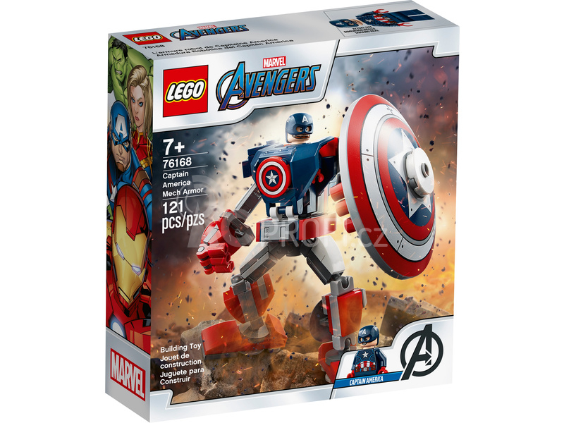 LEGO Super Heroes - Captain America v obrněném robotu
