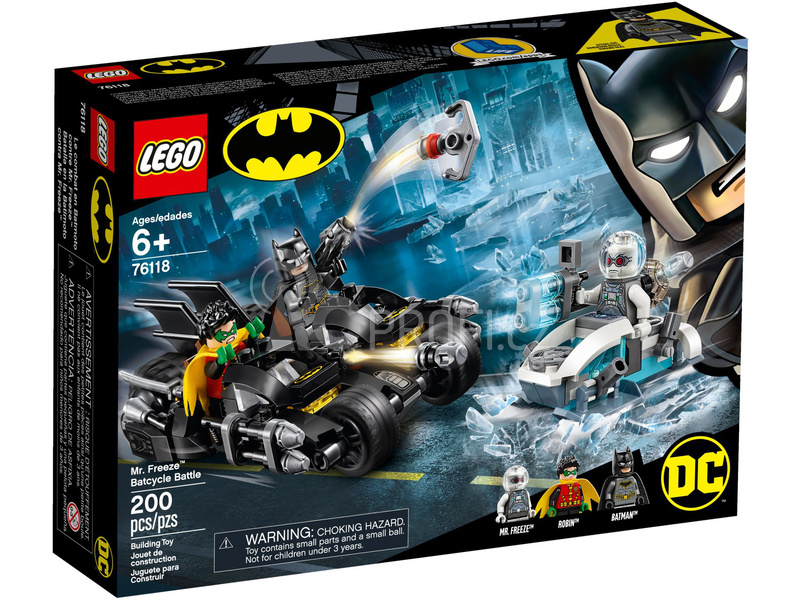 LEGO Super Heroes - Mr. Freeze vs. Batman na Batmotorce