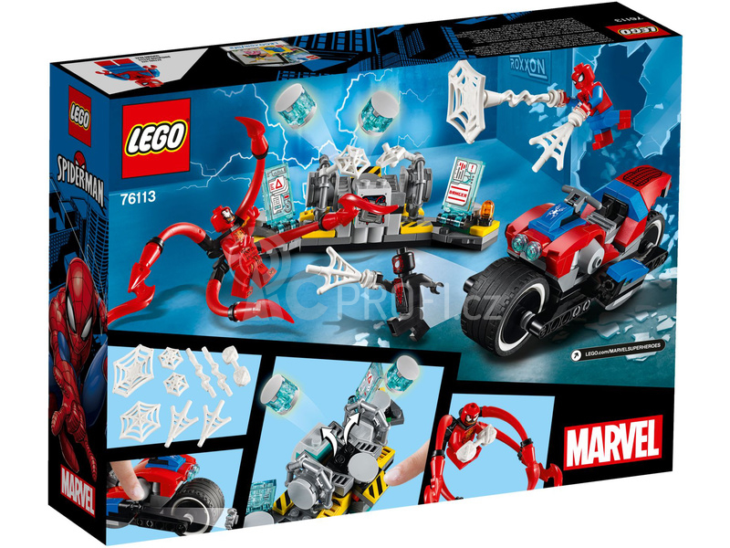 LEGO Super Heroes - Spider-Man a záchrana na motorce
