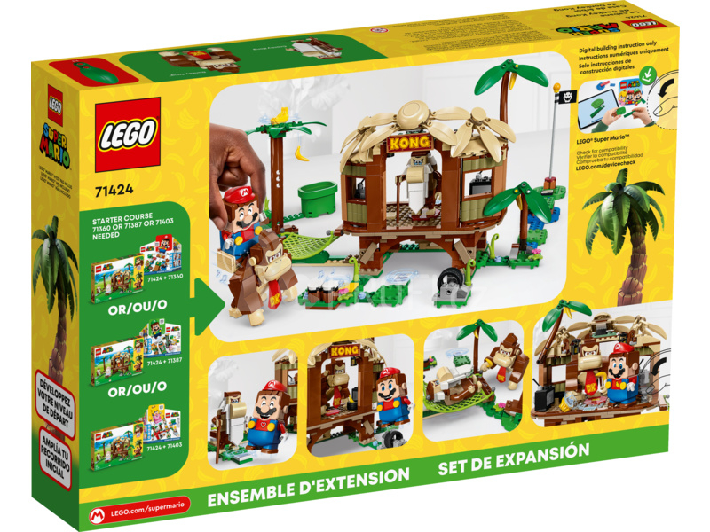 LEGO Super Mario - Donkey Kongův dům na stromě – rozšiřující set