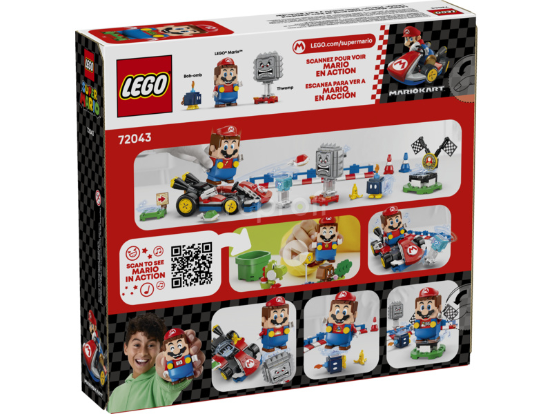 LEGO Super Mario - Mario Kart™ – Interaktivní LEGO Mario™ a Standard Kart