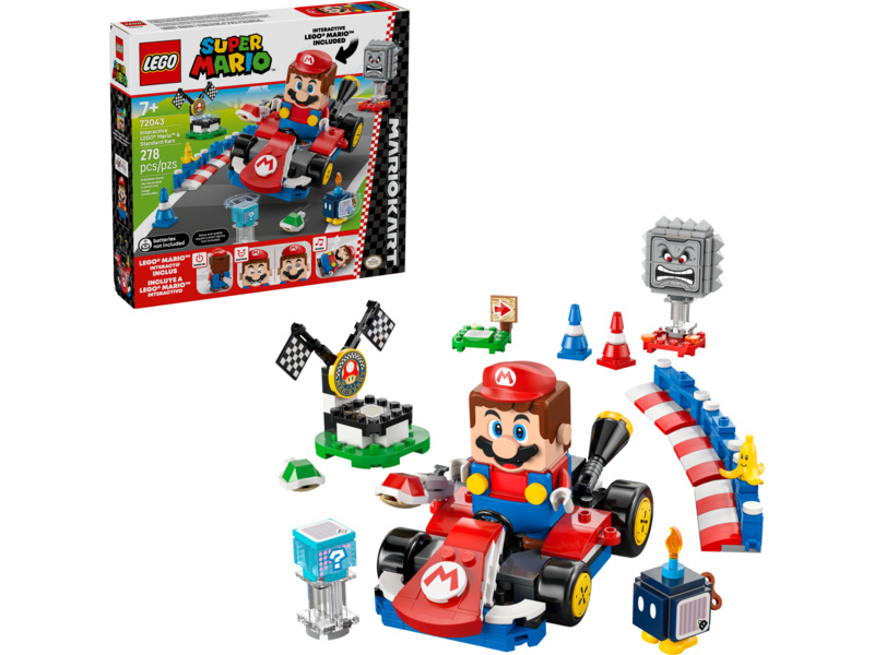 LEGO Super Mario - Mario Kart™ – Interaktivní LEGO Mario™ a Standard Kart