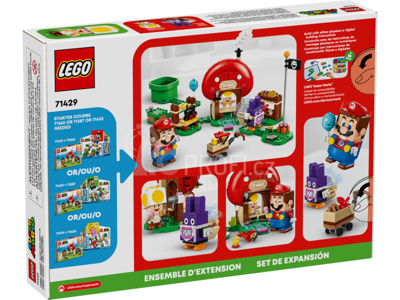 LEGO Super Mario - Nabbit v Toadově obchůdku – rozšiřující set