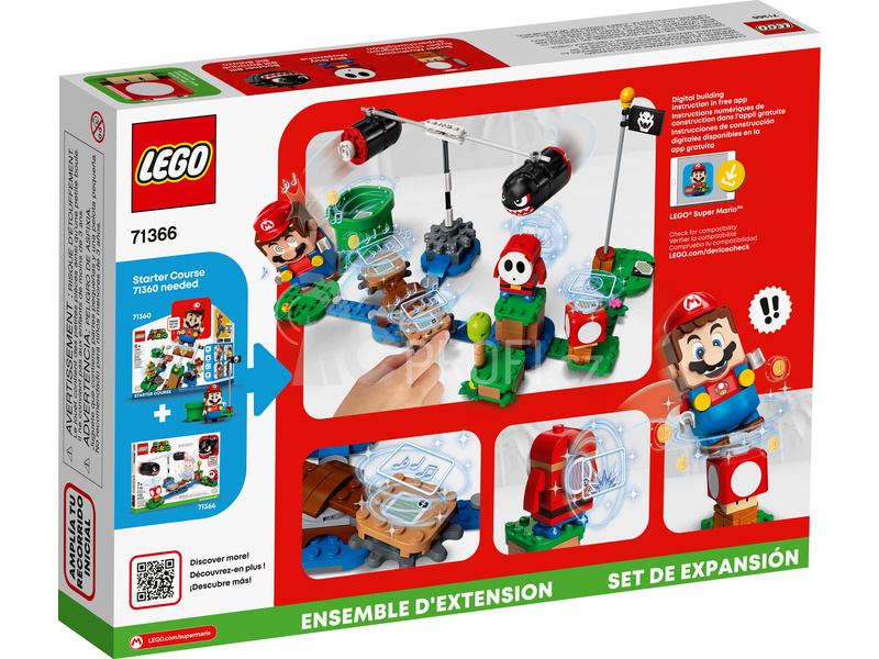 LEGO Super Mario - Palba Boomer Billa – rozšiřující set