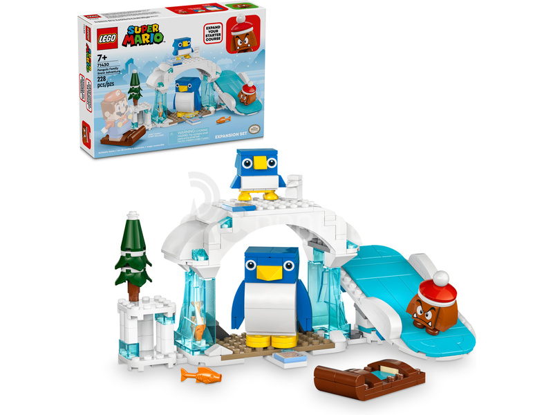 LEGO Super Mario - Sněhové dobrodružství s rodinou penguin – rozšiřující set