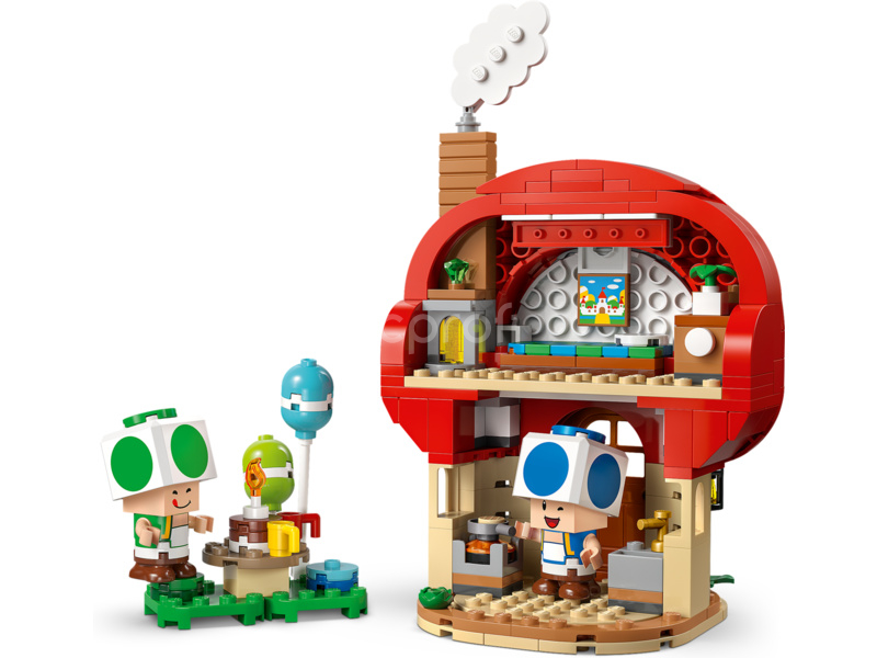 LEGO Super Mario - Toad a párty v jeho domku