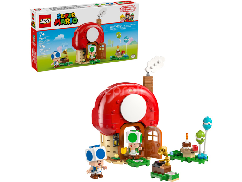 LEGO Super Mario - Toad a párty v jeho domku
