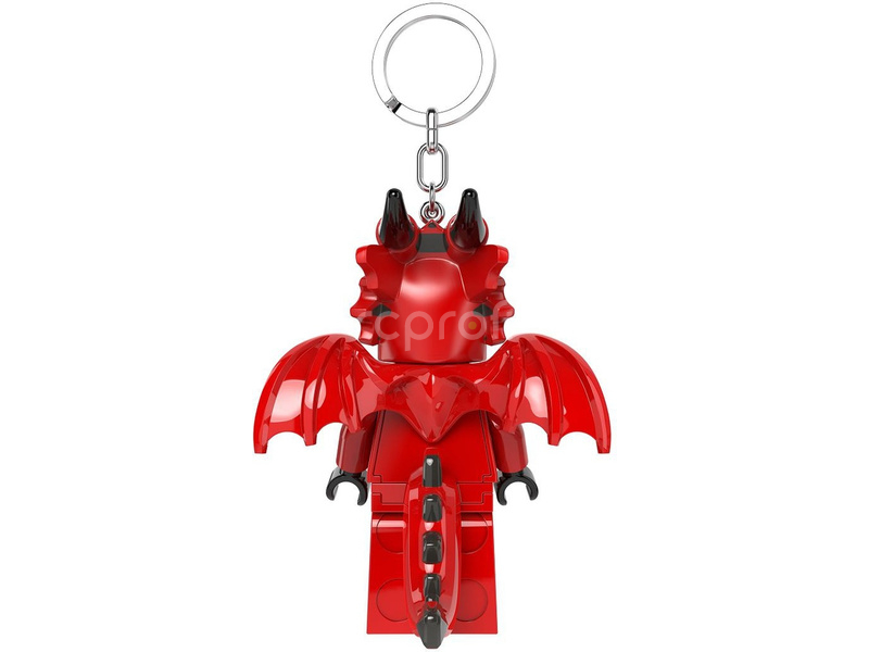 LEGO svítící klíčenka - Červený drak