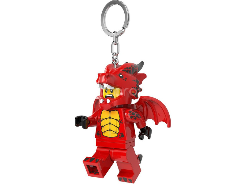 LEGO svítící klíčenka - Červený drak