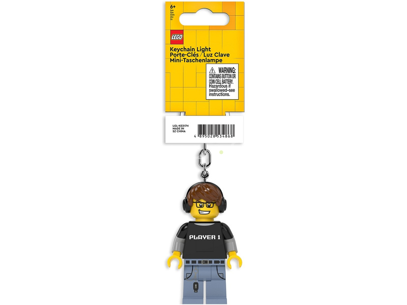 LEGO svítící klíčenka - Hráč videoher