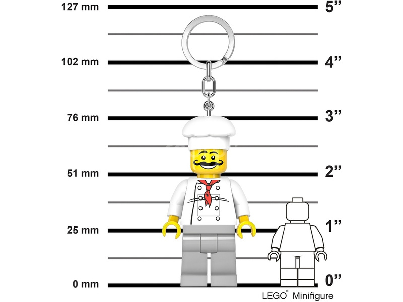 LEGO svítící klíčenka - Iconic Šéfkuchař
