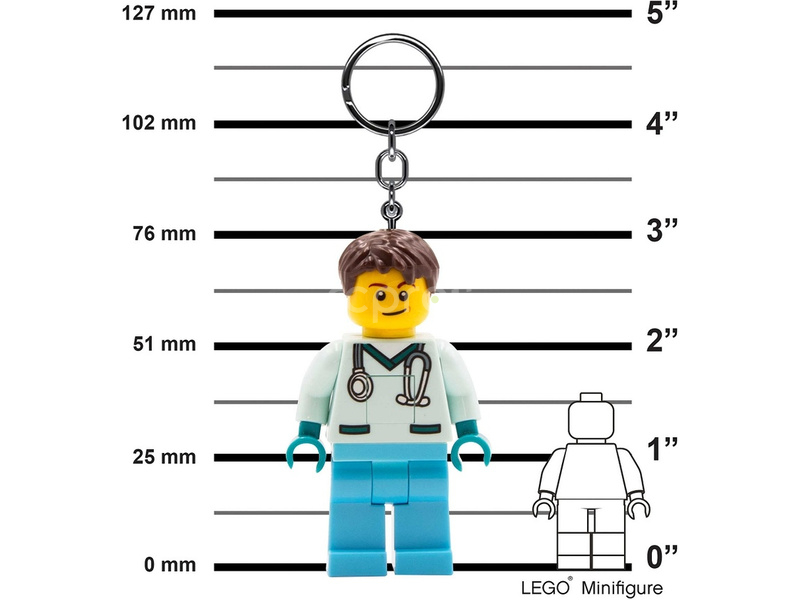 LEGO svítící klíčenka - Iconic Zdravotní bratr