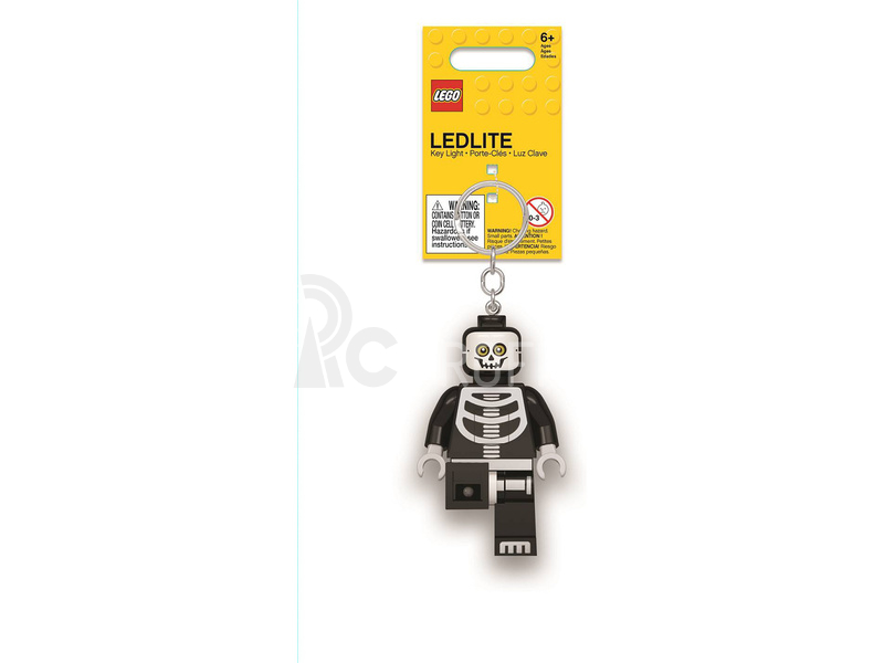 LEGO svítící klíčenka - Kostlivec