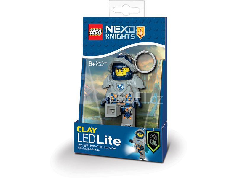 LEGO svítící klíčenka - Nexo Knights Clay