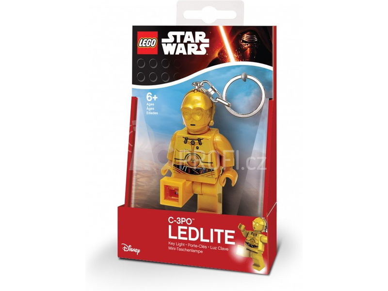 LEGO svítící klíčenka - Star Wars C3PO