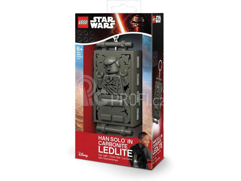 LEGO svítící klíčenka - Star Wars Han Solo Carbonite