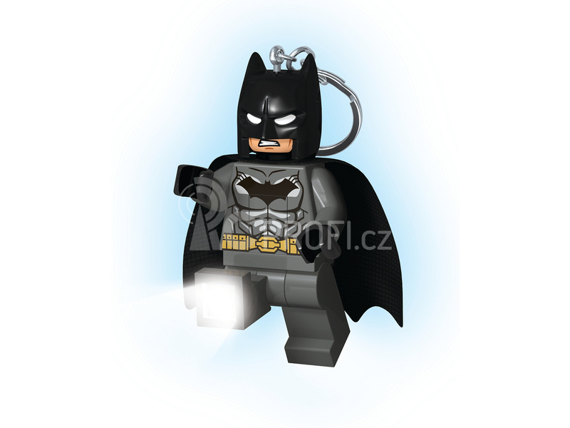 LEGO svítící klíčenka - Super Heroes Grey Batman