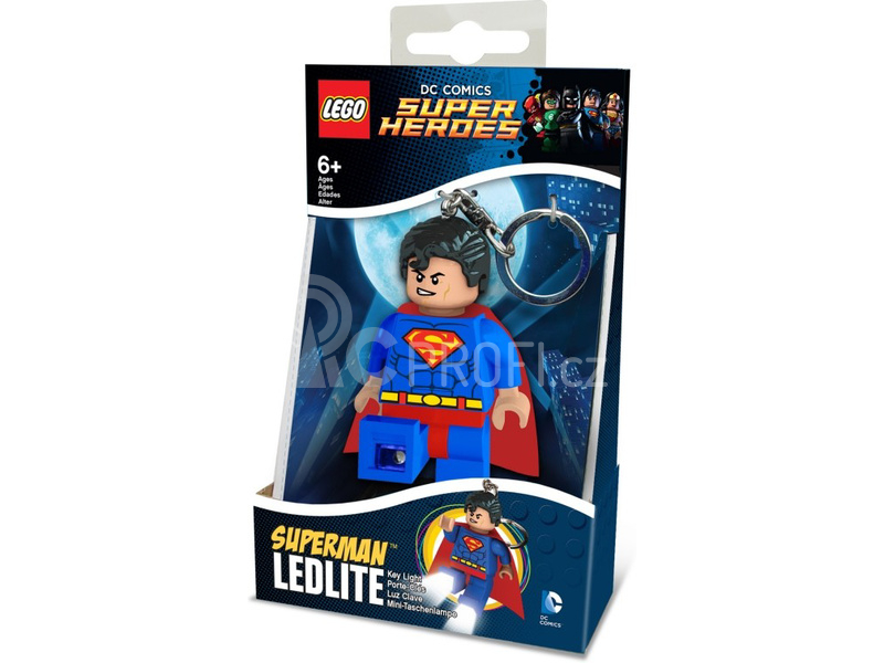 LEGO svítící klíčenka - Super Heroes Superman