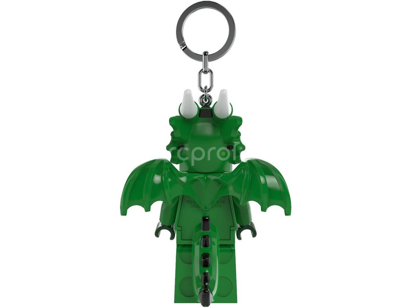 LEGO svítící klíčenka - Zelená dračice