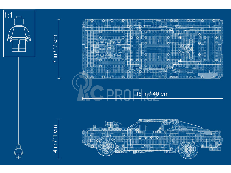 LEGO Technic - Domův Dodge Charger