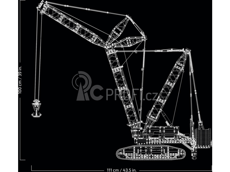 LEGO Technic - Pásový jeřáb Liebherr LR 13000