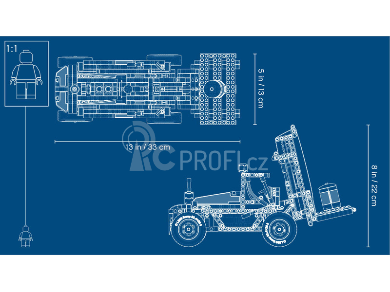 LEGO Technic - Výkonný vysokozdvižný vozík