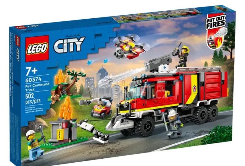Lego Truck Lego City - Hasičský vůz, červená