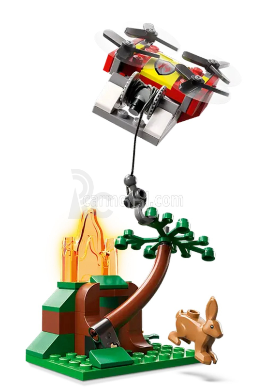 Lego Truck Lego City - Hasičský vůz, červená