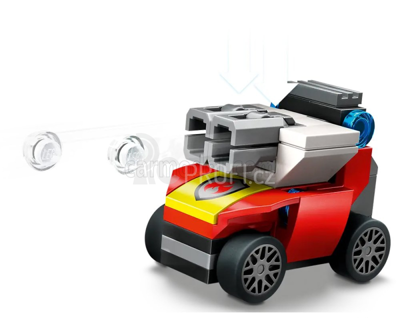 Lego Truck Lego City - Hasičský vůz, červená