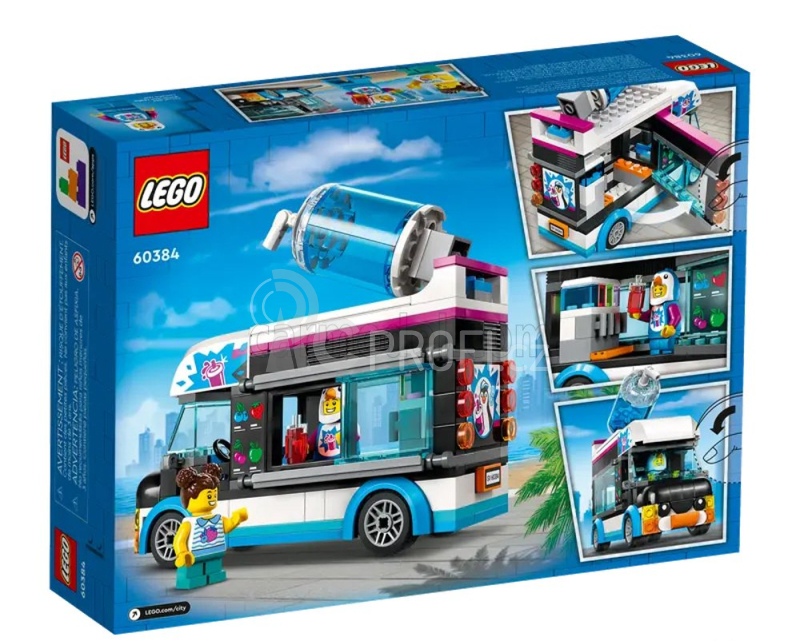 Lego Truck Lego City - Van Ice Drink - Furgoncino Granite Del Pinguino
