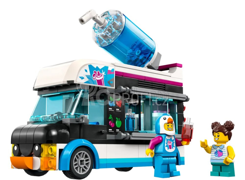 Lego Truck Lego City - Van Ice Drink - Furgoncino Granite Del Pinguino