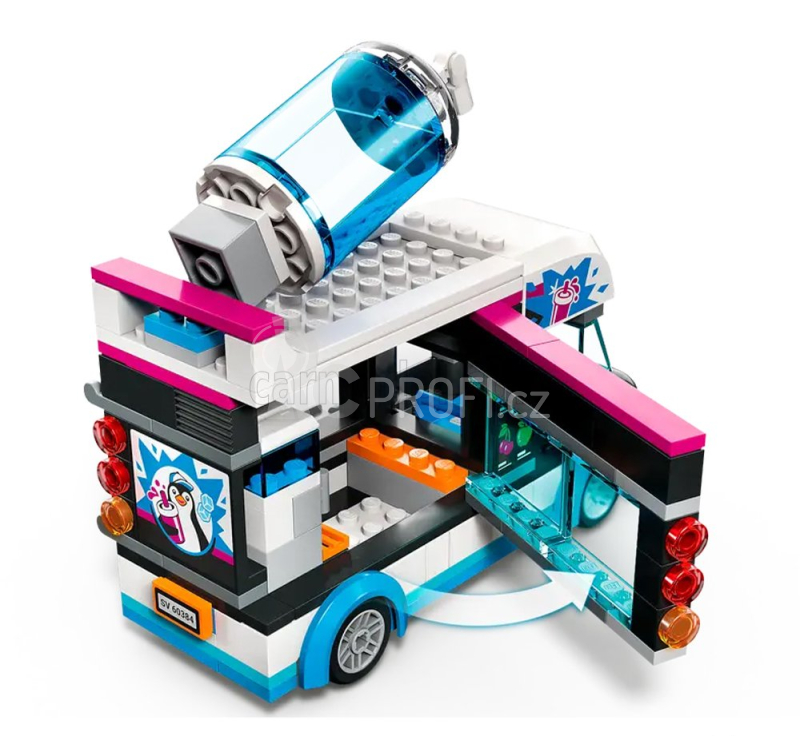 Lego Truck Lego City - Van Ice Drink - Furgoncino Granite Del Pinguino
