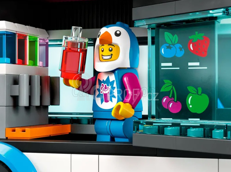 Lego Truck Lego City - Van Ice Drink - Furgoncino Granite Del Pinguino