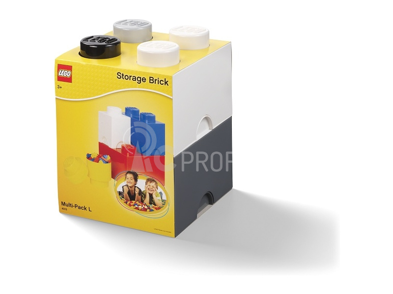 LEGO úložné boxy Multi-Pack 4ks - pastelové