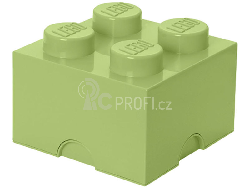 LEGO úložný box 250x250x180mm - jarní zelená
