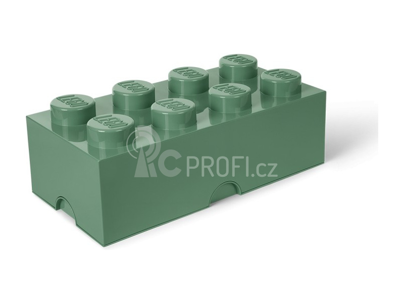 LEGO úložný box 250x500x180mm - army zelená