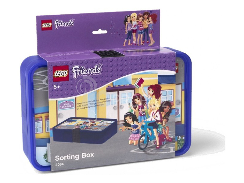 LEGO úložný box s přihrádkami - Friends