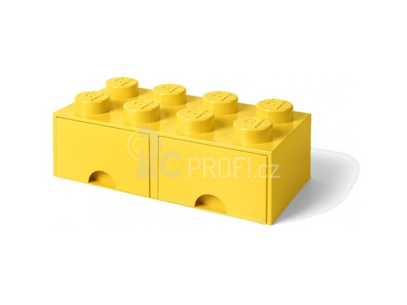 LEGO úložný box s šuplíky 250x500x180mm - tmavě šedý