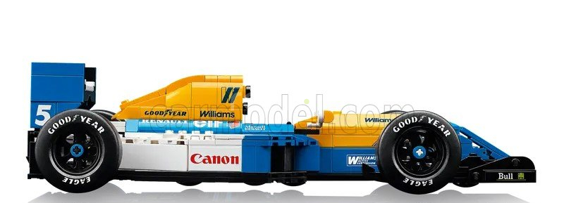 Lego Williams Lego Icons - F1  Fw14b Renault N 5 World Champion Season 1992 Nigel Mansell - 799 Pezzi - 799 Pcs Blue