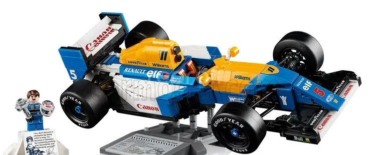 Lego Williams Lego Icons - F1  Fw14b Renault N 5 World Champion Season 1992 Nigel Mansell - 799 Pezzi - 799 Pcs Blue