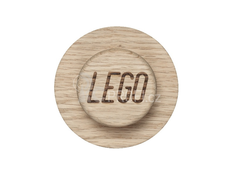 LEGO Wood dřevěný věšák na zeď (3) dub