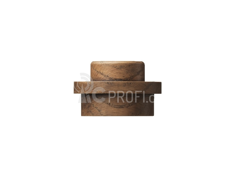LEGO Wood dřevěný věšák na zeď (3) dub tmavý