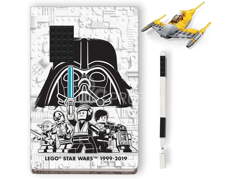 LEGO zápisník A5 s perem Star Wars Naboo Starfighter