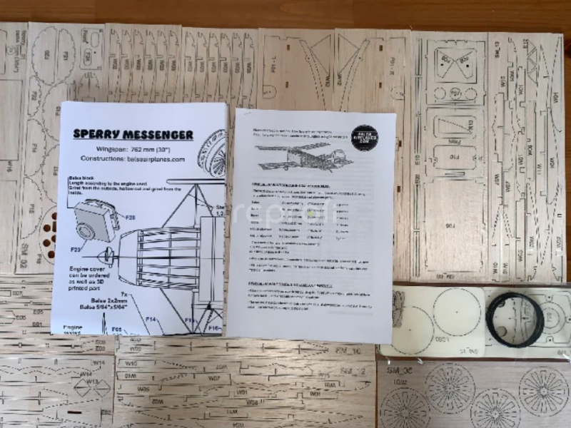 Letadlo Sperry Messenger RC elektro