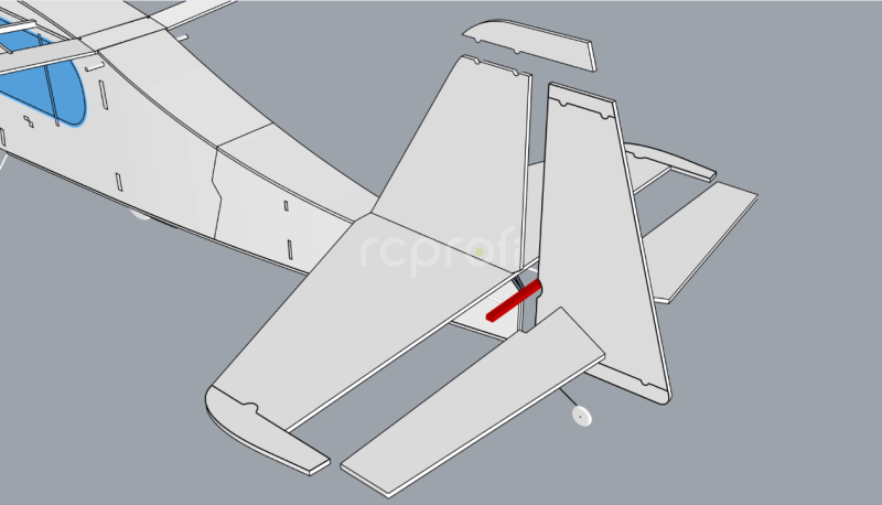 Letadlo Start 650 RC elektro