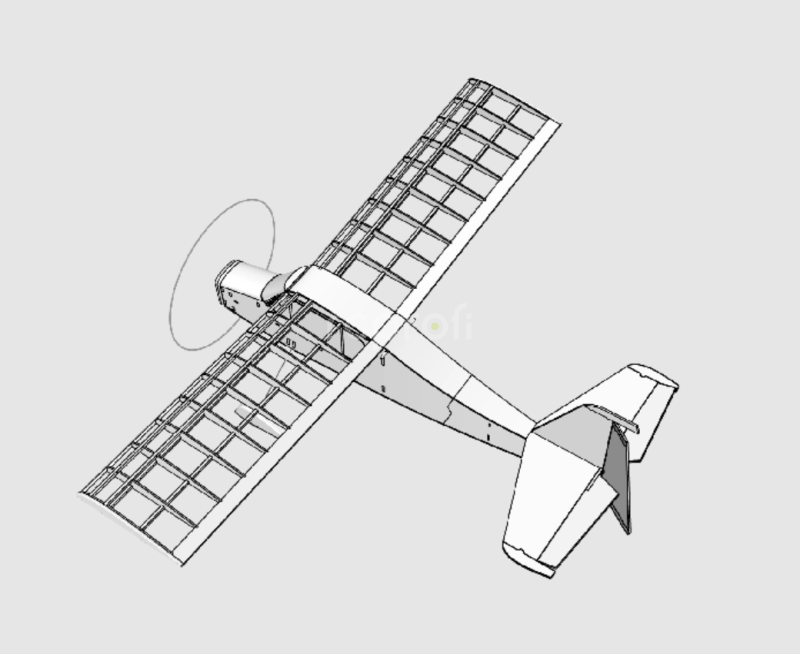 Letadlo Start 650 RC elektro